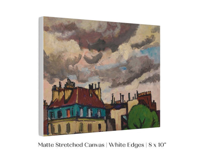 Rooftops and Clouds, Paris | P499 - Single Art Prints - Piccolo Fiore Prints