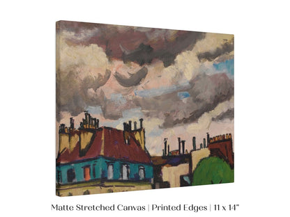 Rooftops and Clouds, Paris | P499 - Single Art Prints - Piccolo Fiore Prints