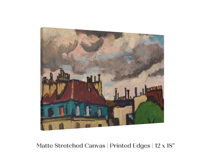 Rooftops and Clouds, Paris | P499 - Single Art Prints - Piccolo Fiore Prints
