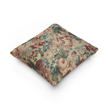 Rosalia | Vintage Floral Woven Pillow - Woven Throw Pillow - Piccolo Fiore Prints