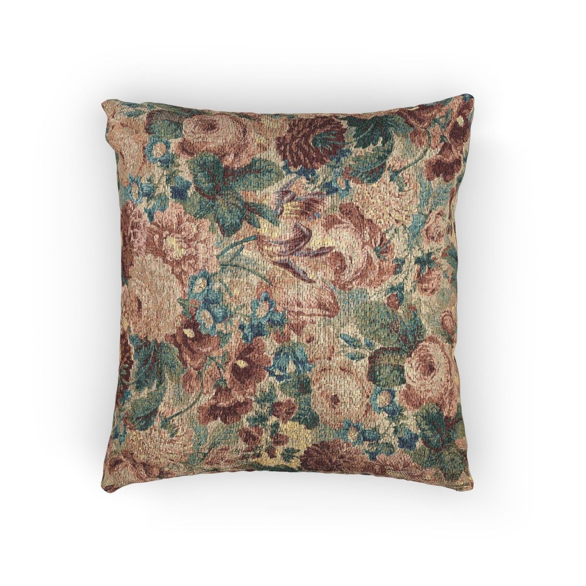 Rosalia | Vintage Floral Woven Pillow - Woven Throw Pillow - Piccolo Fiore Prints