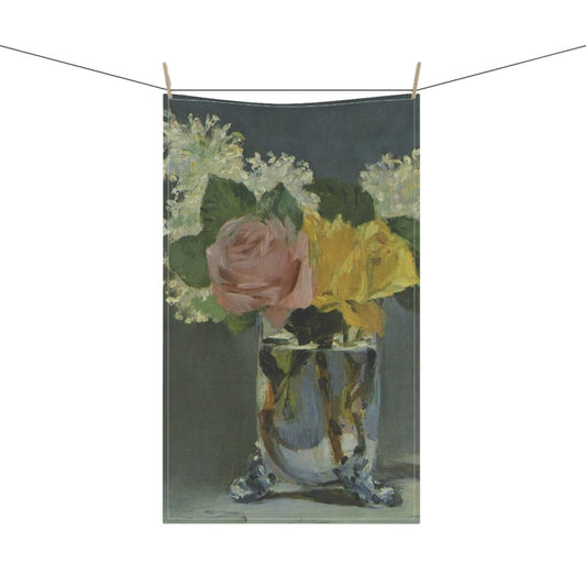 Roses and Lilies | Tea Towel - Tea Towel - Piccolo Fiore Prints