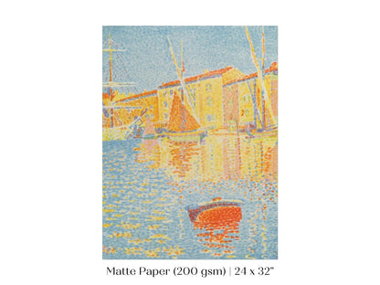 Sailing Boat and Buoy | P361 - Single Art Prints - Piccolo Fiore Prints