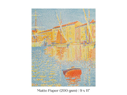 Sailing Boat and Buoy | P361 - Single Art Prints - Piccolo Fiore Prints