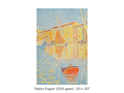 Sailing Boat and Buoy | P361 - Single Art Prints - Piccolo Fiore Prints