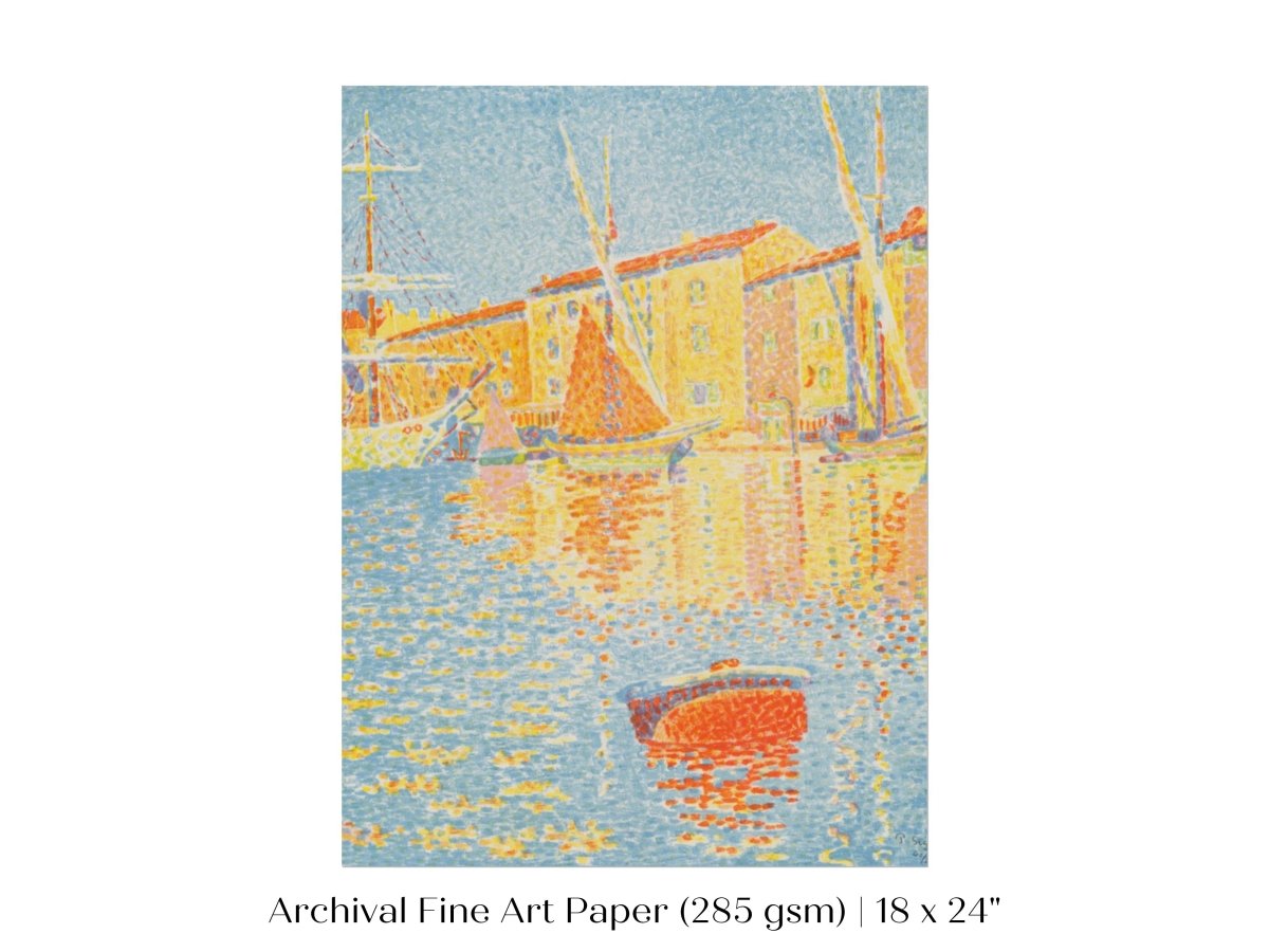 Sailing Boat and Buoy | P361 - Single Art Prints - Piccolo Fiore Prints