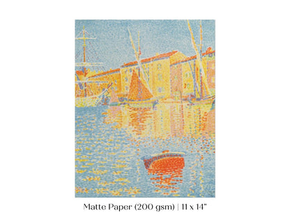 Sailing Boat and Buoy | P361 - Single Art Prints - Piccolo Fiore Prints