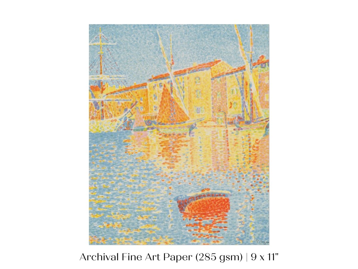Sailing Boat and Buoy | P361 - Single Art Prints - Piccolo Fiore Prints