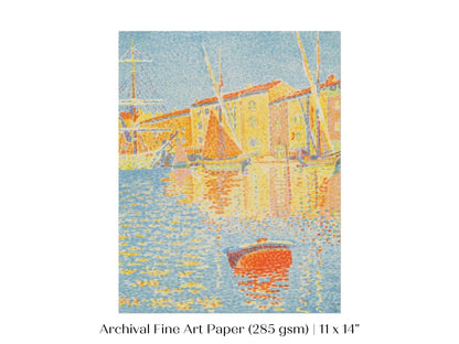 Sailing Boat and Buoy | P361 - Single Art Prints - Piccolo Fiore Prints