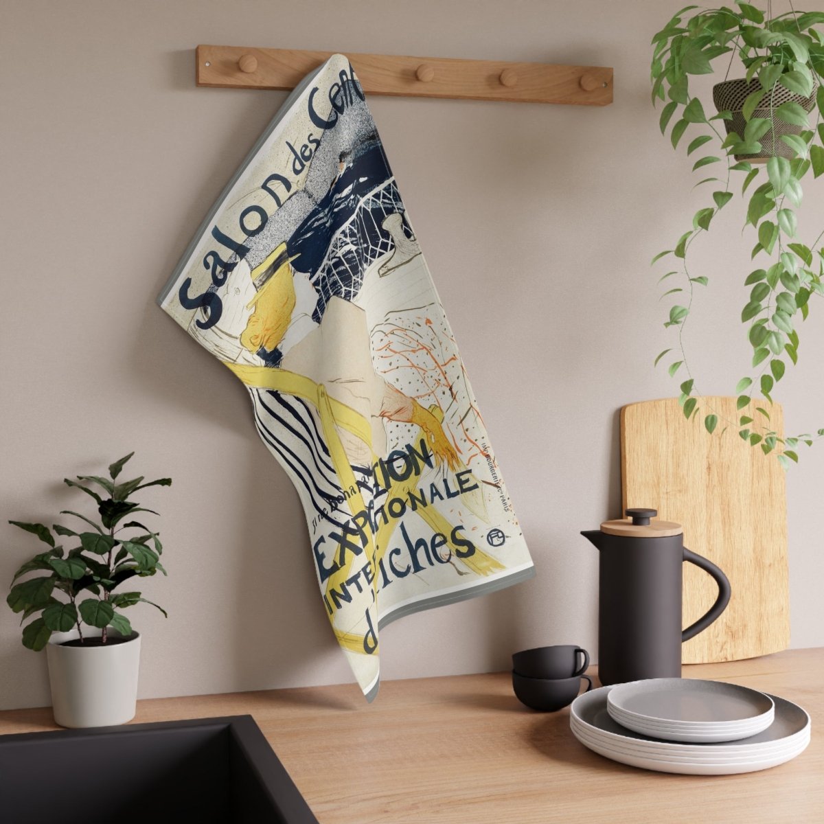 Salon des Cent | Tea Towel - Tea Towel - Piccolo Fiore Prints