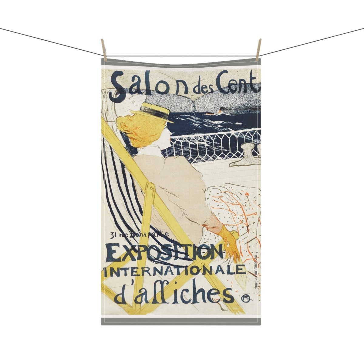 Salon des Cent | Tea Towel - Tea Towel - Piccolo Fiore Prints