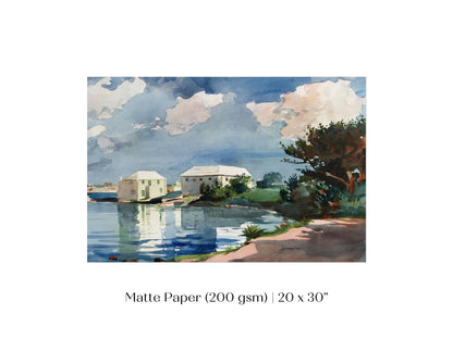 Salt Kettle, Bermuda | P159 - Single Art Prints - Piccolo Fiore Prints