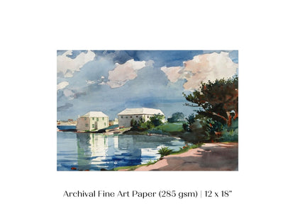 Salt Kettle, Bermuda | P159 - Single Art Prints - Piccolo Fiore Prints