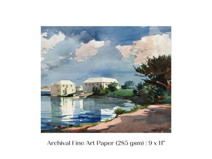 Salt Kettle, Bermuda | P159 - Single Art Prints - Piccolo Fiore Prints