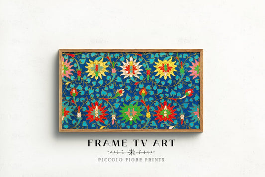 Samsung Frame TV Art | Chinoiserie Bright Floral | TV37 - Frame TV Art - Piccolo Fiore Prints