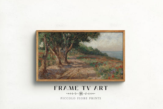 Samsung Frame TV Art | Coastal Path | TV21 - Frame TV Art - Piccolo Fiore Prints