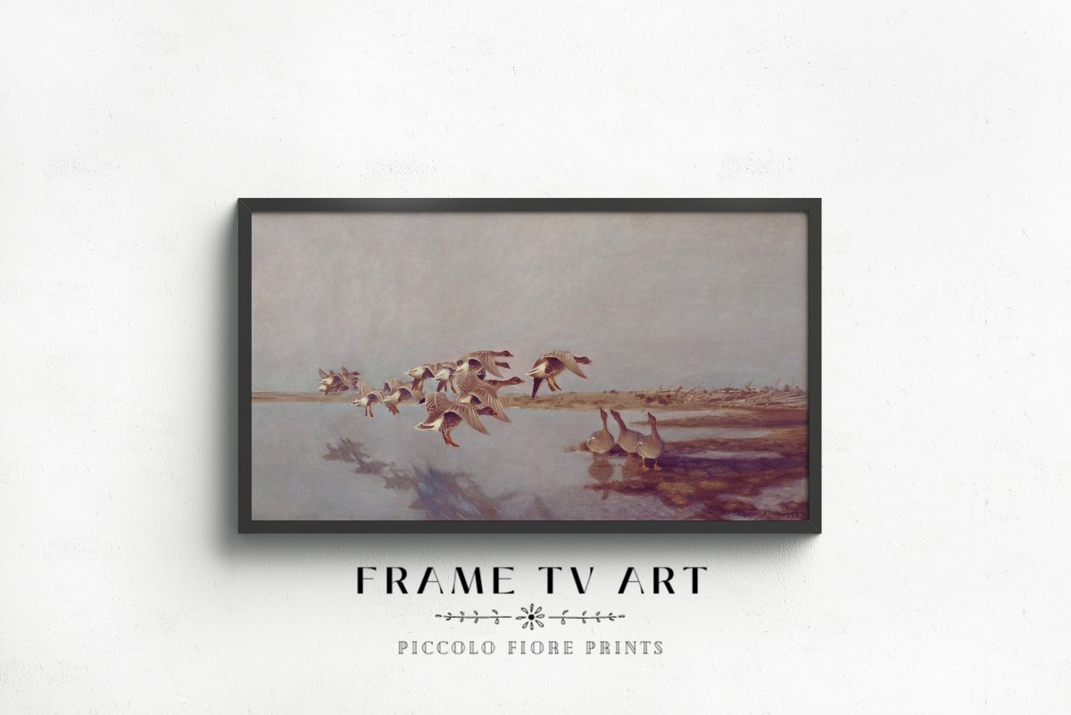 Samsung Frame TV Art | Geese | TV9 - Frame TV Art - Piccolo Fiore Prints
