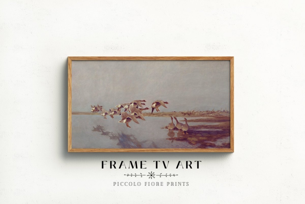 Samsung Frame TV Art | Geese | TV9 - Frame TV Art - Piccolo Fiore Prints