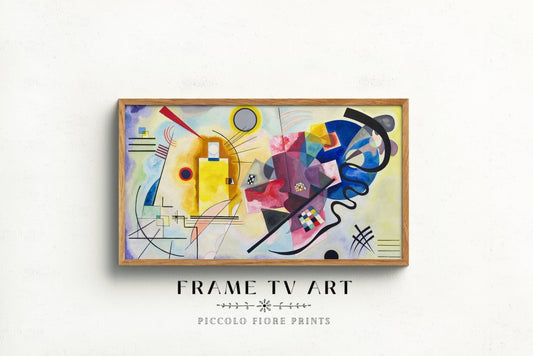 Samsung Frame TV Art | Kandinsky Yellow - Red - Blue | TV23 - Frame TV Art - Piccolo Fiore Prints