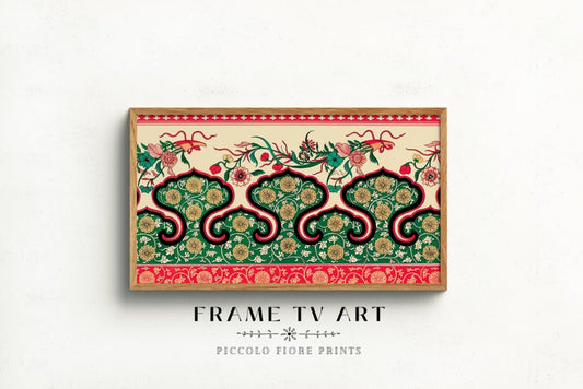 Samsung Frame TV Art | Oriental Floral | TV32 - Frame TV Art - Piccolo Fiore Prints