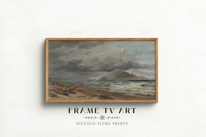 Samsung Frame TV Art | Stormy Seascape | TV8 - Frame TV Art - Piccolo Fiore Prints