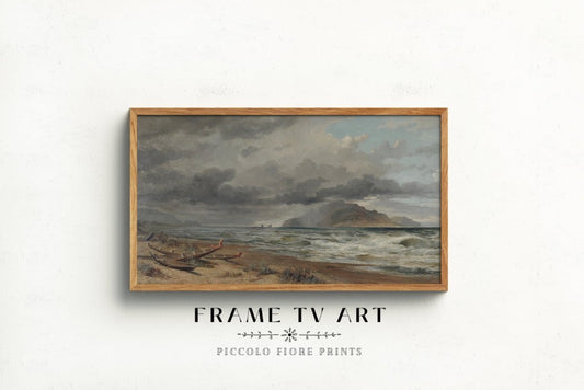 Samsung Frame TV Art | Stormy Seascape | TV8 - Frame TV Art - Piccolo Fiore Prints