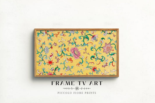 Samsung Frame TV Art | Sunshine Chinoiserie Floral | TV33 - Frame TV Art - Piccolo Fiore Prints