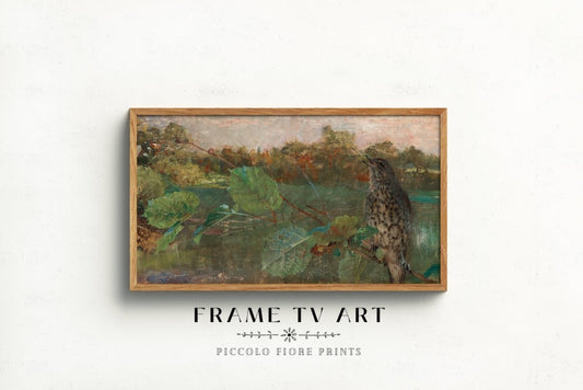 Samsung Frame TV Art | The Song Thrush | TV11 - Frame TV Art - Piccolo Fiore Prints