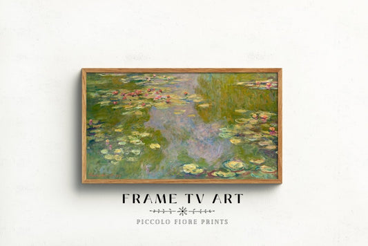 Samsung Frame TV Art | Water Lilies | TV3 - Frame TV Art - Piccolo Fiore Prints