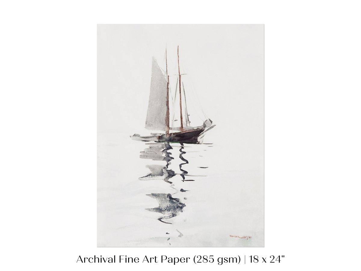 Schooner | P73 - Single Art Prints - Piccolo Fiore Prints