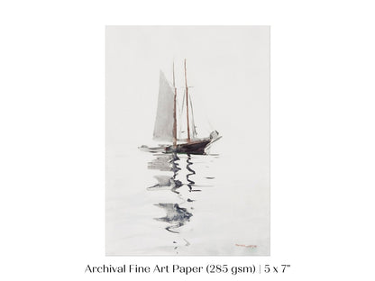 Schooner | P73 - Single Art Prints - Piccolo Fiore Prints