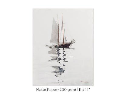 Schooner | P73 - Single Art Prints - Piccolo Fiore Prints