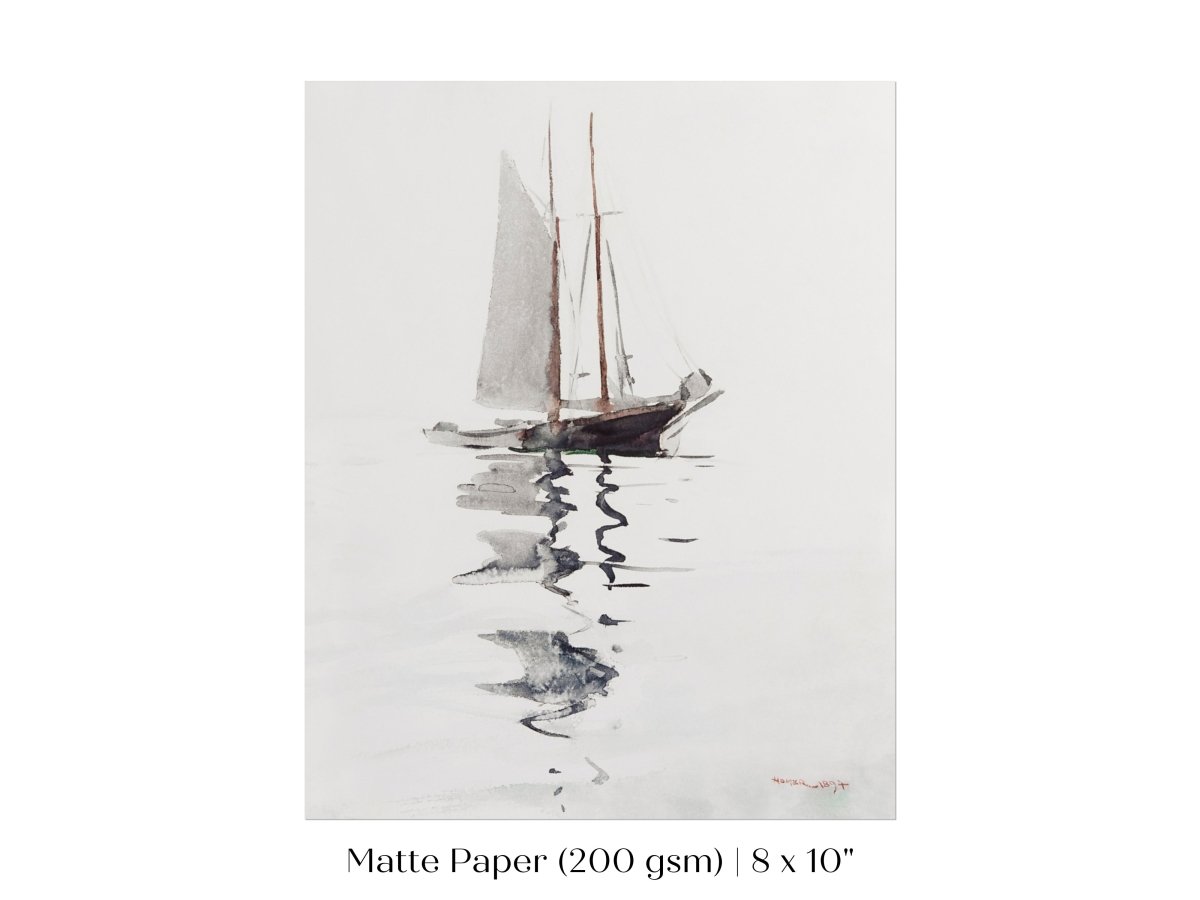 Schooner | P73 - Single Art Prints - Piccolo Fiore Prints