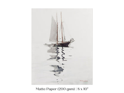 Schooner | P73 - Single Art Prints - Piccolo Fiore Prints
