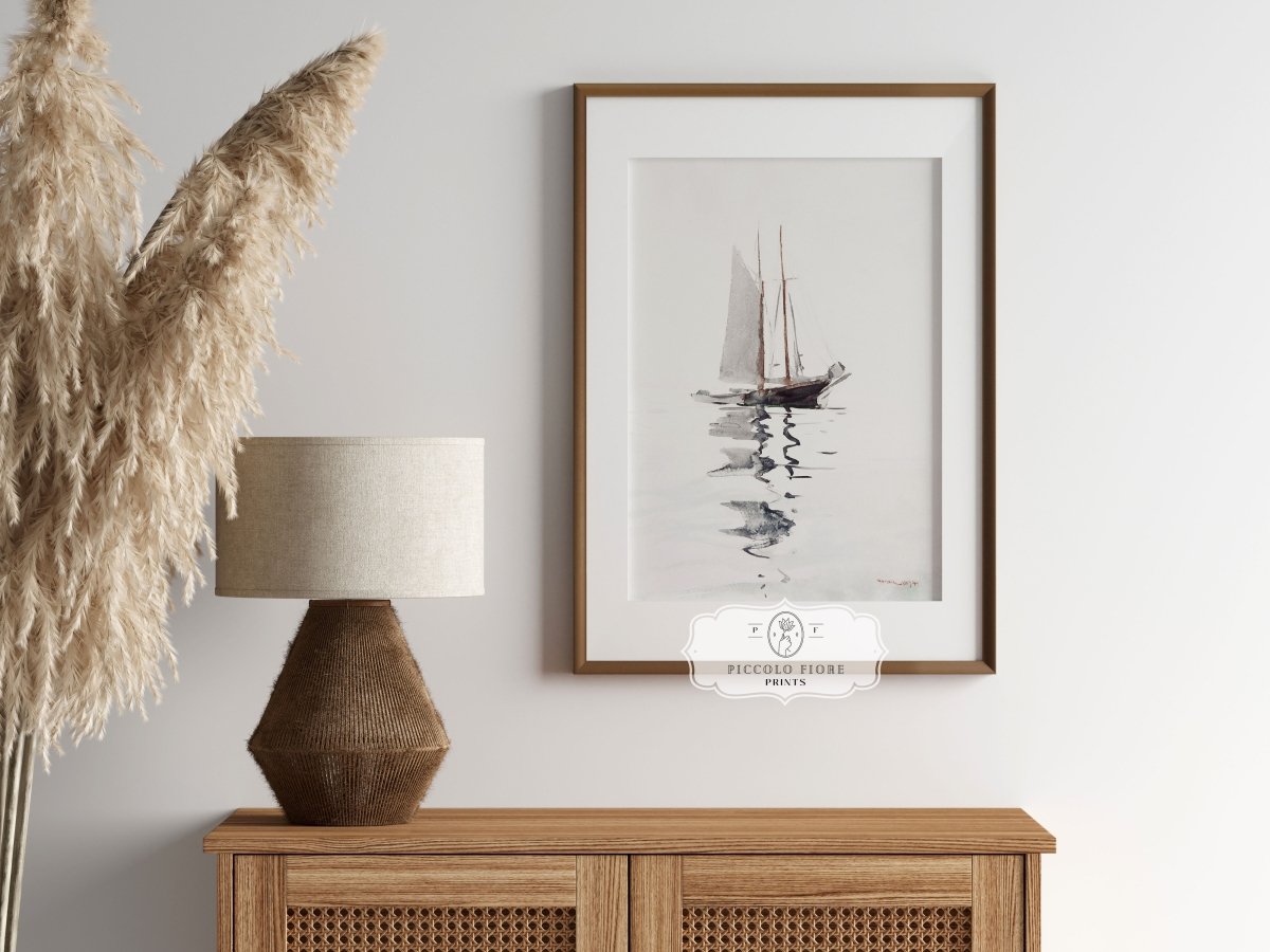 Schooner | P73 - Single Art Prints - Piccolo Fiore Prints