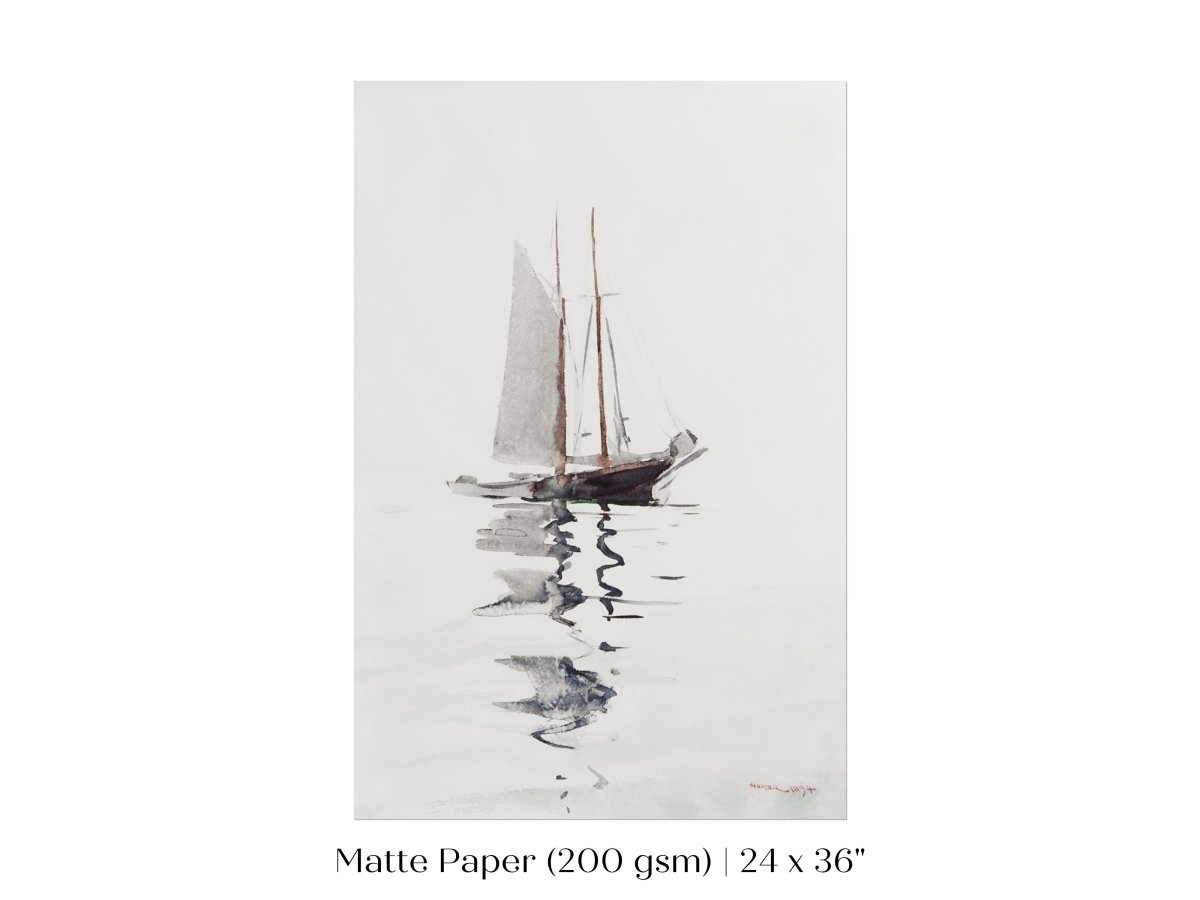Schooner | P73 - Single Art Prints - Piccolo Fiore Prints