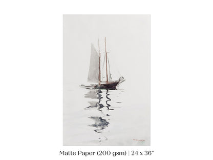 Schooner | P73 - Single Art Prints - Piccolo Fiore Prints