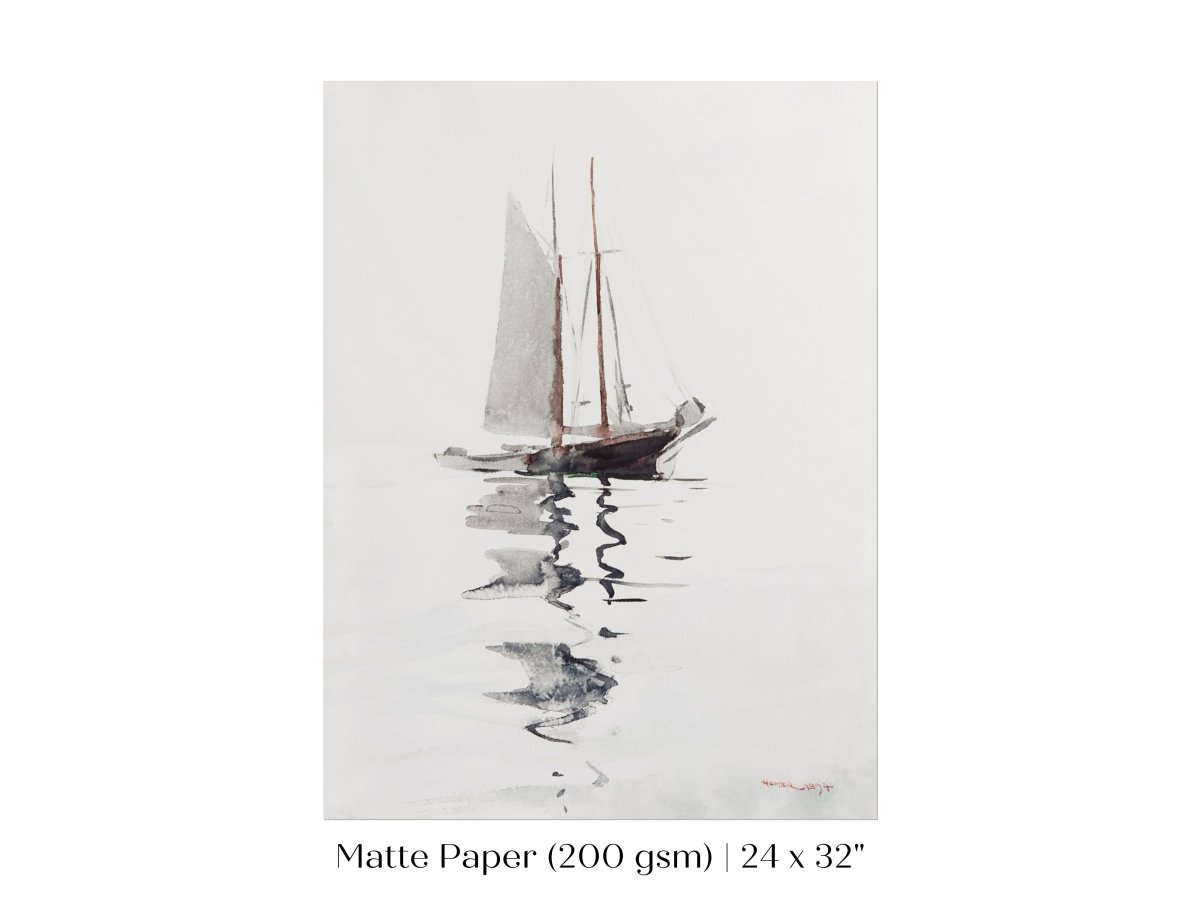 Schooner | P73 - Single Art Prints - Piccolo Fiore Prints