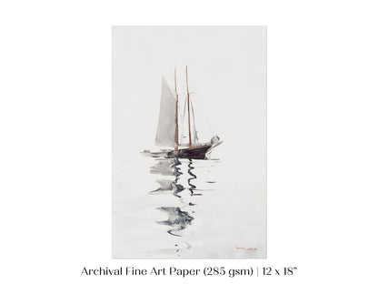 Schooner | P73 - Single Art Prints - Piccolo Fiore Prints