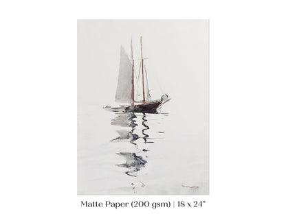 Schooner | P73 - Single Art Prints - Piccolo Fiore Prints