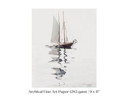 Schooner | P73 - Single Art Prints - Piccolo Fiore Prints