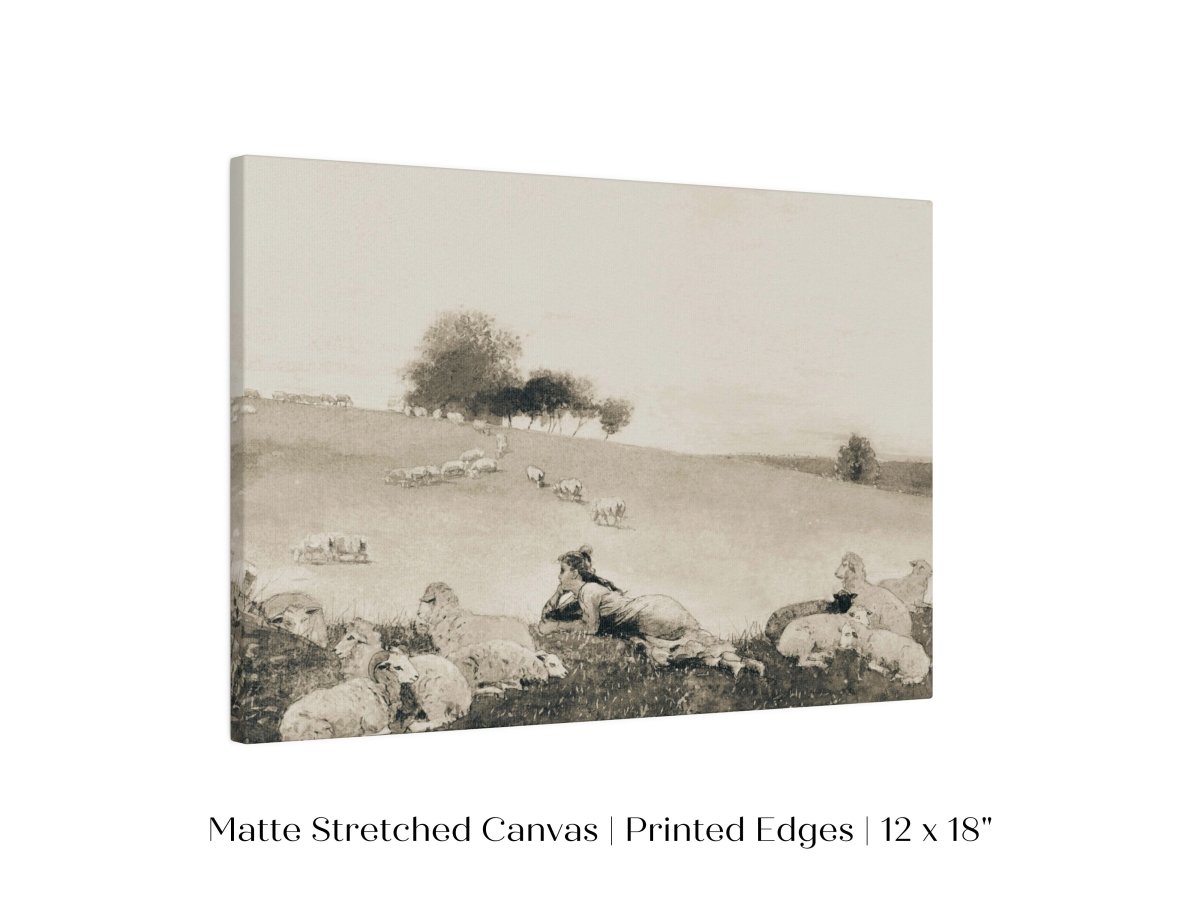 Shepherdess | P397 - Single Art Prints - Piccolo Fiore Prints