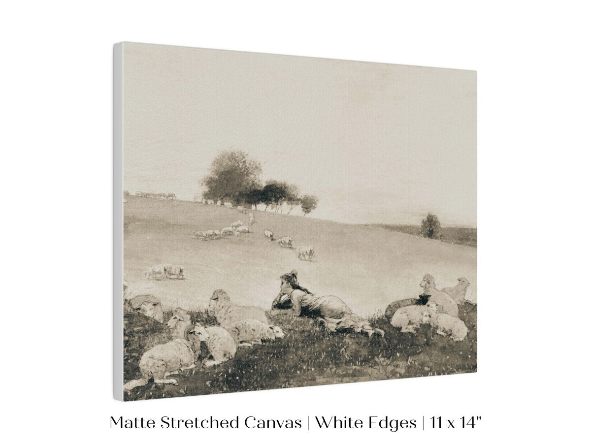 Shepherdess | P397 - Single Art Prints - Piccolo Fiore Prints