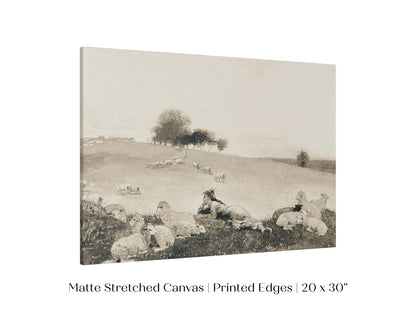 Shepherdess | P397 - Single Art Prints - Piccolo Fiore Prints