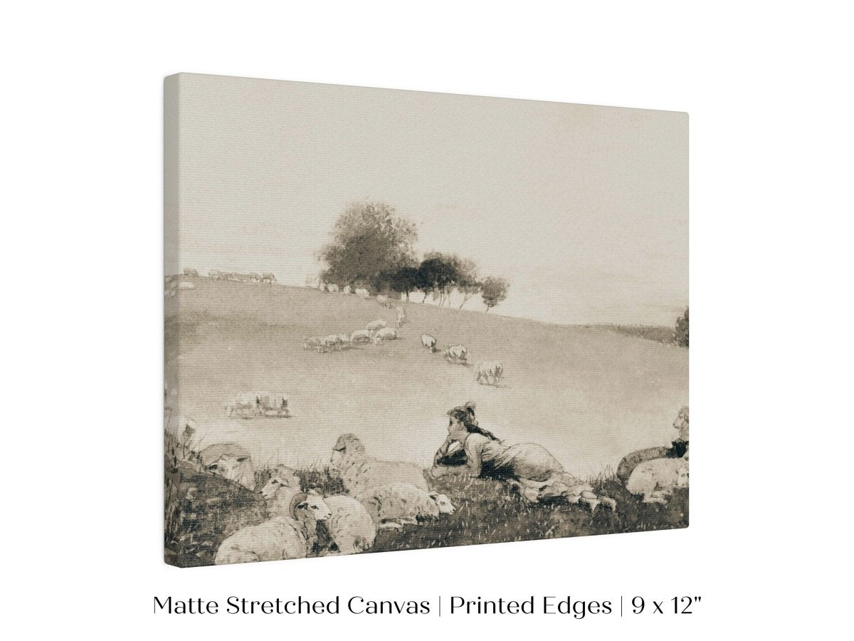 Shepherdess | P397 - Single Art Prints - Piccolo Fiore Prints