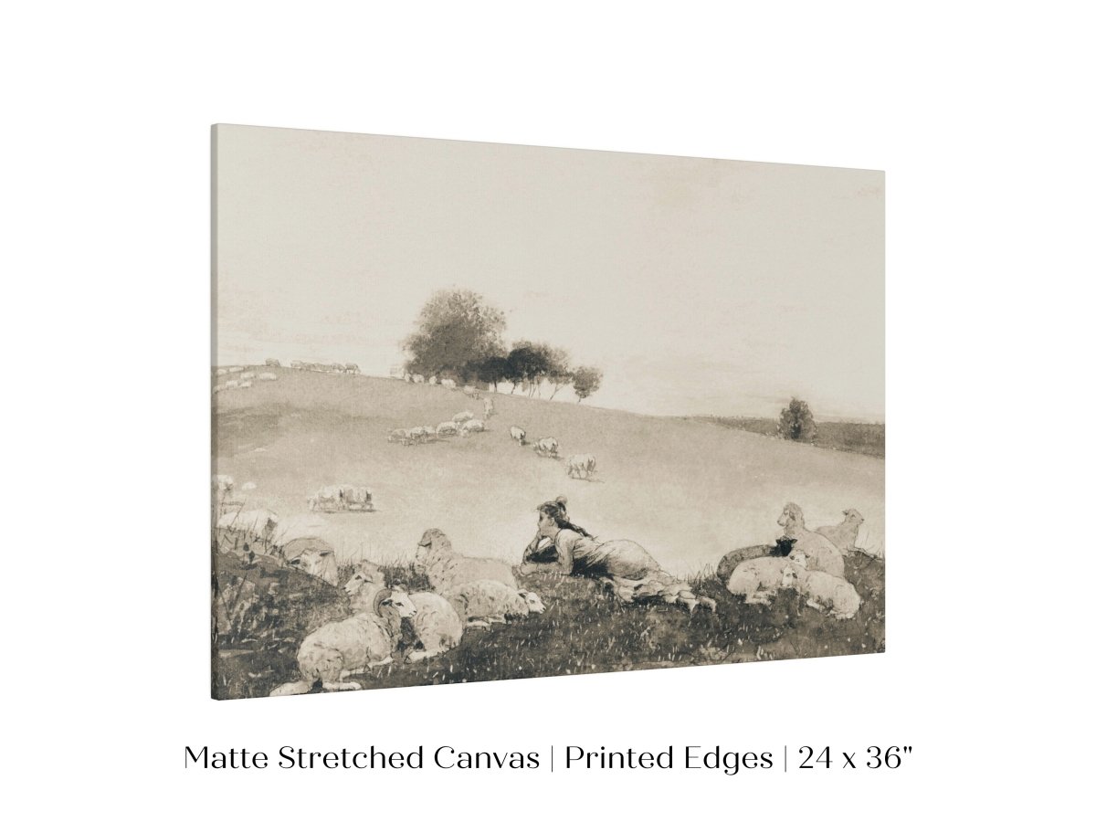 Shepherdess | P397 - Single Art Prints - Piccolo Fiore Prints