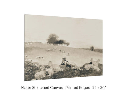 Shepherdess | P397 - Single Art Prints - Piccolo Fiore Prints