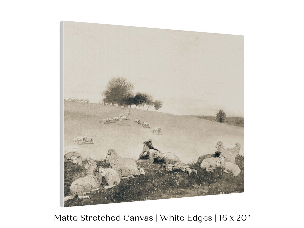 Shepherdess | P397 - Single Art Prints - Piccolo Fiore Prints
