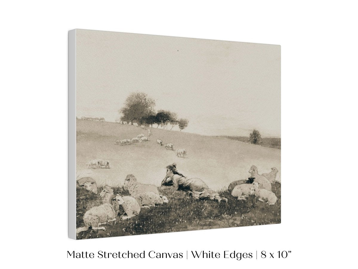 Shepherdess | P397 - Single Art Prints - Piccolo Fiore Prints