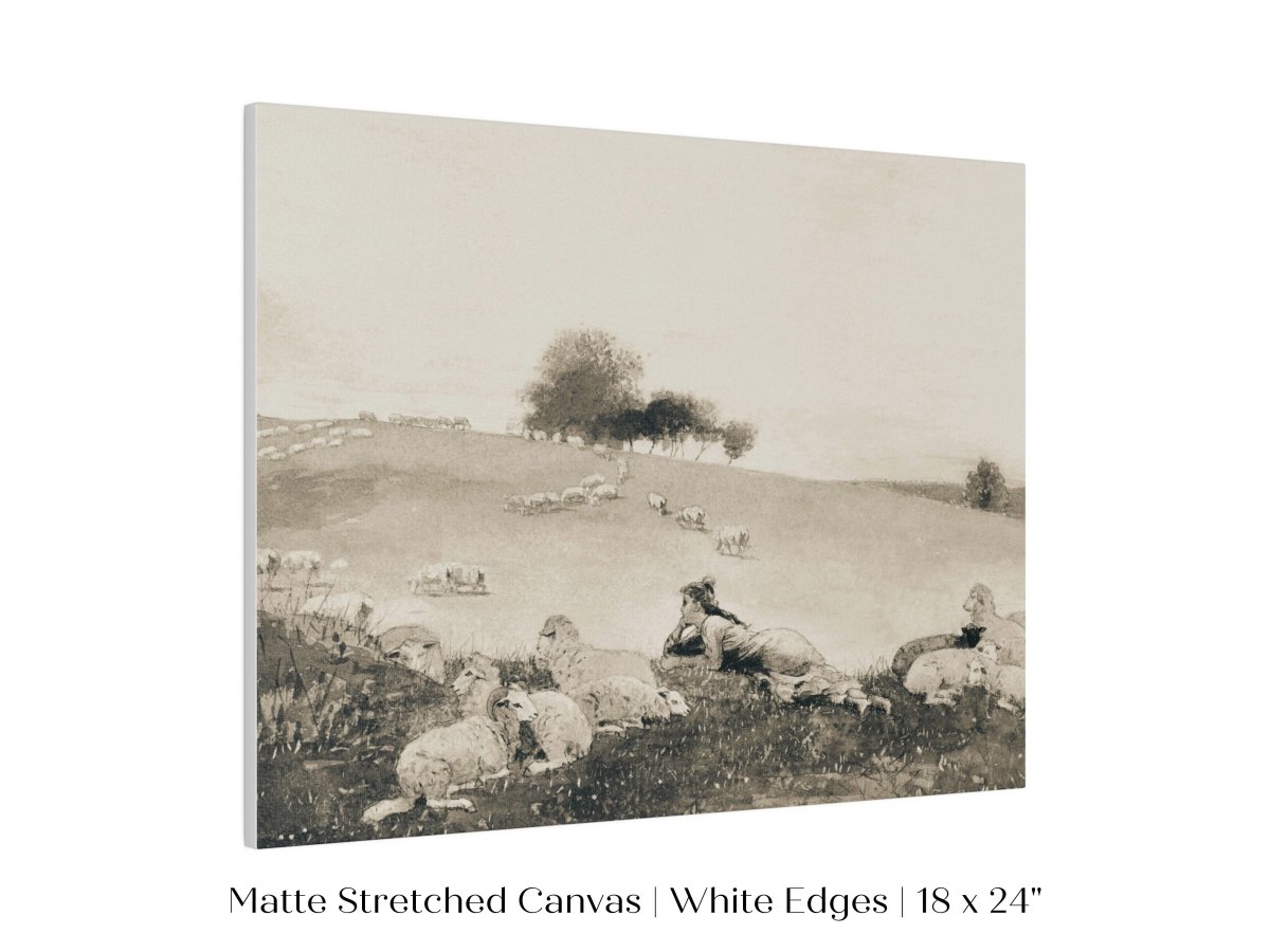 Shepherdess | P397 - Single Art Prints - Piccolo Fiore Prints